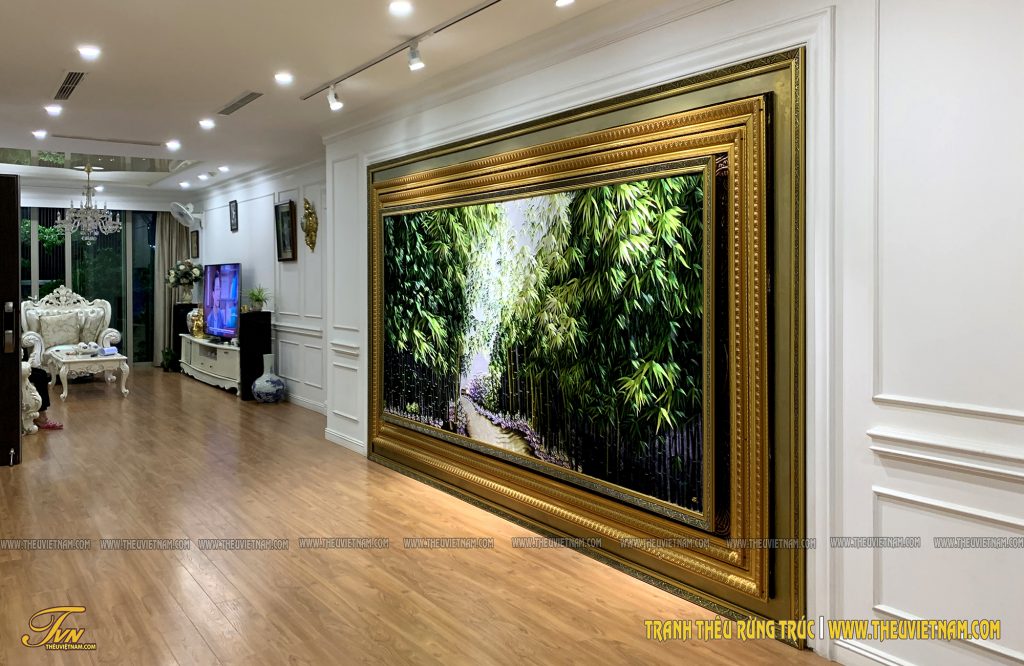 tranh theu rung truc 04 THEUVIETNAM