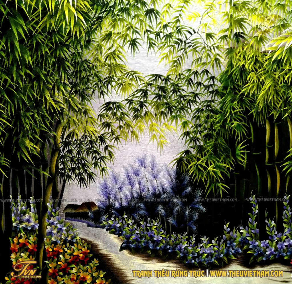 tranh theu rung truc 08 THEUVIETNAM