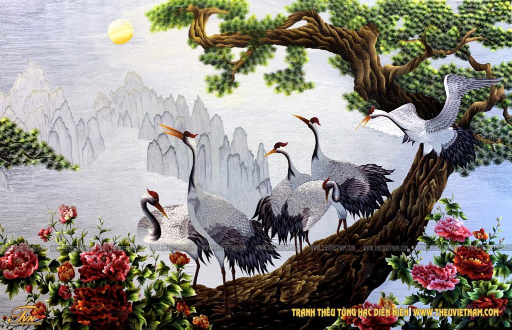 tranh theu tung hac dien nien THEUVIETNAM