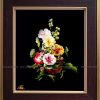 Tranh Thêu Giỏ Hoa Hồng - TV-GHH 1 tranh theu hoa fangse