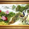 Tranh Thêu Ngõ Hoa Hồng - NHH01 1 Tranh thêu PHU THÊ VIÊN MÃN
